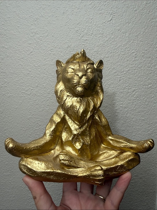 Sagebrook Other - Sagebrook Home Resin 7” Yoga Lion